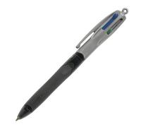 Stylo bille rétractable Bic Grip 4 couleurs classiques