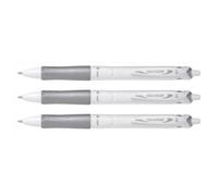 Stylo bille rétractable - PILOT - ACROBALL PURE WHITE - 1.0 mm - Encre gel - Rechargeable