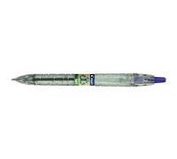 Stylo Bille Rétractable - Pilot - B2p Ecoball 10 - Corps En Plastique Recy ncre Bleue - Pointe Moyenne