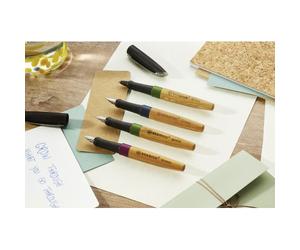 Stylo bille Stabilo Grow à capuchon pointe 0,5 mm - Encre bleue