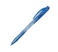 Stylo bille Stabilo Liner rétractable pointe 0,7 mm - écriture moyenne - Bleu