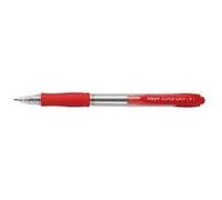 Pilot Pen – Stylo à bille rétractable SUPER GRIP F – Pointe fine – Rouge