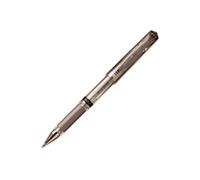 Stylo-bille uniball signo broad écriture large 0.8mm pointe 1mm grip caoutchouc encre gel résistant eau lumière argent