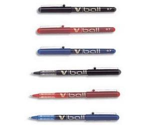 Stylo bille V-Ball - PILOT - pointe métal - encre verte - lot de 12