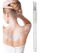 Stylo blanc pour tracer la peau | Outil de cartographie pour le marquage des sourcils, la beauté | Stylo d'artiste léger et lavable pour le dessin de la peau, marqueur de position cosmétique pour des