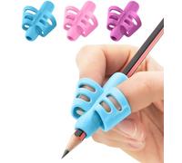Stylo Cale Doigts Crayon Enfant - 3 Grippies Angels, Gaucher Droitier | Cale-doigts ergonomique, aide à l'écriture, gaucher ou droitier, grande section et CP, dès 3 ans, dyspraxie