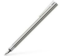 Stylo Calligraphique Faber-Castell Neo Slim - Argenté Poli