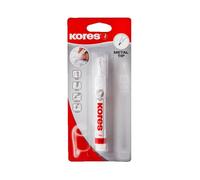 Kores Stylo correcteur Metal Tip Pointe métal Blanc 10 g