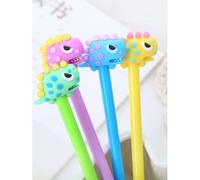 Stylo Créatif Dinosaure En Colère Neutre, 4 Pièces, Stylo Gel De Signature D'étudiant, Papeterie Scolaire, Cadeaux
