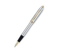 Stylo Cross Townsend Medalist en chrome avec rendez-vous plaqués or 23 carats