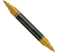 Stylo d'artiste - Dessin artistique - Double pointe - 1-2 mm - Sépia foncé
