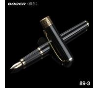 Stylo De Calligraphie Classique Noir Et Argent, Avec Pointe En Iridium De 1.0mm, Le Meilleur Cadeau D'affaires, Stylo À Encre Métallique