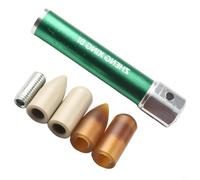 Stylo de débosselage sans peinture vert avec aimant pour dommages causés par la grêle et les bosses de porte, kit d'outils à main amovibles avec 4 têtes