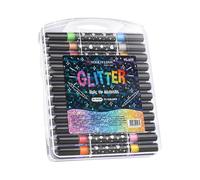 Stylo De Marquage, Encre Gel S Mooth, 16 Cm, Stylo Marqueur À Paillettes Du Al-Tip, Marqueurs Métalliques Scintillants, Sûrs Et Non Toxiques, Pour, Filles, Femmes, Adultes, École, Artisanat, A