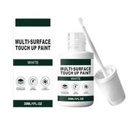 Stylo de peinture blanc pour bois - Marqueur de réparation de rayures à pointe fine étanche de 30 ml, peinture de retouche à séchage rapide pour meubles, portes d'armoires murales, appareils métalliqu
