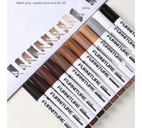 Stylo de réparation de meubles à faible odeur, convient pour les matériaux en bois et en métal, ensemble de réparation de rayures multicolore, répond à vos besoins dans divers scénarios. Convient pour