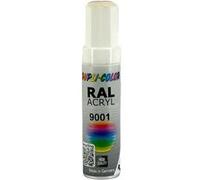 Stylo de retouche peinture acrylique - Blanc crème - RAL 9001 - Brillant - Tous supports - Duplicolor