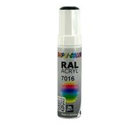 Stylo de retouche peinture acrylique - Gris anthracite - RAL 7016 - Brillant - Tous supports - Duplicolor
