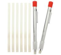 Stylo de Soudage en Stéatite avec 6 Recharges, Cuivre Fer | Pointe en Pierre à Savonnette, Forme Stylo, Marquage Acier Aluminium, pour Menuisiers et Charpentiers