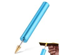 Stylo de Teinture de Bord en Cuir, Stylo Bord Cuir, Applicateur de Teinture en Cuirs, Applicateur à Rouleau pour Outils d'Impression de Bords (Bleu)