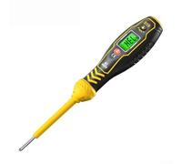 Stylo détecteur de tension AC sans contact, stylo voltmètre numérique B19/B18 avec rétroéclairage LCD, détection de circuit NCV AC11 V-450 V (B19-croix jaune)