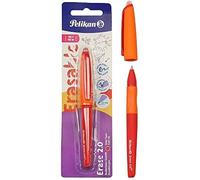 Stylo effaçable - PELIKAN - Erase 2.0 - Encre gel rouge - Pointe M indéformable - Ergonomique pour enfants