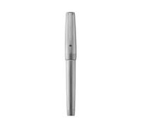 Stylo en métal précieux, corps et attributs palladium brossés, plume F