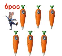 Stylo enregistreur Disney Zootopia 2 Carrot | Style Judy & Nick pour enfants | Mini enregistreur des années 60 | Stylo gel 2-en-1, papeterie 3pcs