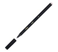 Stylo feutre Bic Visa à capuchon pointe 2 mm noir - écriture moyenne 0,8 mm