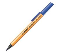 Stylo feutre Greenpoint Stabilo à capuchon pointe 0,8 mm - écriture moyenne bleu