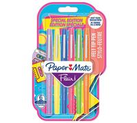 Stylo feutre Paper Mate Flair Retro écriture moyenne - Pochette de 6