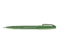 Pentel Arts Brush Sign Pen SES15C-D2X, Feutre pinceau, Vert olive