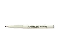 Stylo feutre permanent - ART LINE - 210 - Pointe 0,6 mm - Noir - Encre permanente indélébile