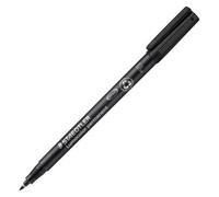 Stylo feutre permanent Steadtler Lumocolor "dry safe" 0,6 mm - noir