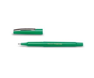 Stylo-feutre pilot fineliner écriture fine 0.3mm pointe polyacétate baguée encre liquide permet copies carbone vert