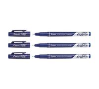 Stylo feutre - PILOT - FRIXION - Lot de 3 - Effaçable - Pointe 1,3 mm - Bleu