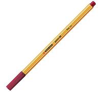 STABILO Stylo-feutre Point 88 – pointe fine – rouge foncé