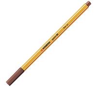 Stylo feutre pointe fine - STABILO point 88 - 1 stylo-feutre - sienne brûlée