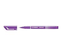 Stylo Feutre Pointe Fine - Stabilo Sensor - Lot De 10 Stylos-Feutres - Pointe 0,3 Mm- Lilas