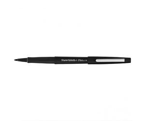 Stylo feutre - pointe moyenne - noir - par 12 - PAPER MATE® FLAIR PAPER MATE