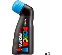 Stylo feutre POSCA MOP'R PC-22 bleu clair (4 pièces)