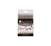 Sakura Pigma Micron 9 feutres couleur