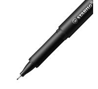 Stylo feutre Stabilo Driver F à capuchon pointe 0,4 mm - écriture fine - Bleu
