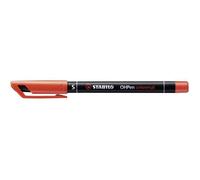 STABILO Feutre OHPen Universal – Permanent – Pointe extra-fine 0,4 mm – Rouge