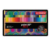 Stylo-feutre - STABILO - point 88 - 66 feutres - Pointe 0,4 mm - Couleur orange