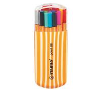 Stylo feutre Stabilo Point 88 - Chevalet de 20 feutres