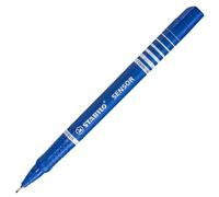 Stylo feutre Stabilo Sensor à capuchon pointe 0,3mm - bleu