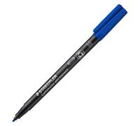 Stylo feutre Staedtler Lumocolor 317 M permanent pointe 1 mm - écriture moyenne - bleu