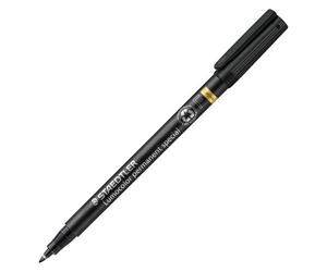 Stylo feutre Staetdler Lumocolor permanent Spécial 319F pointe 0,6 mm - écriture fine noire