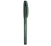 Stylo fibre schneider topwriter 157 pointe large trait 0,8mm cap-off longue durée couleur noire